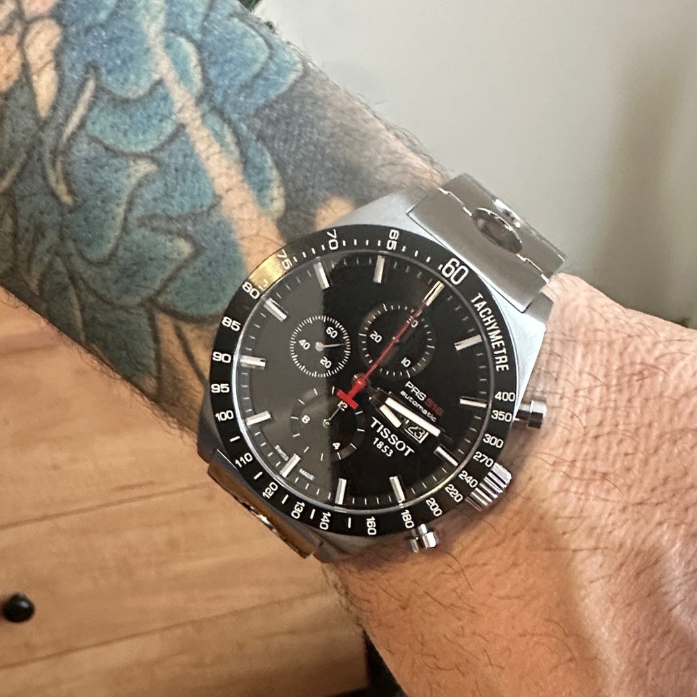 Tissot automatic watch PRS516, full set.
